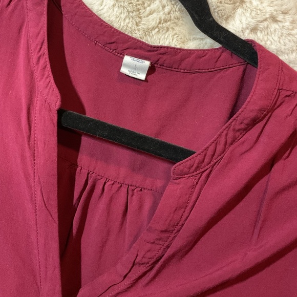 Old Navy long sleeve button up blouse - Picture 2 of 3